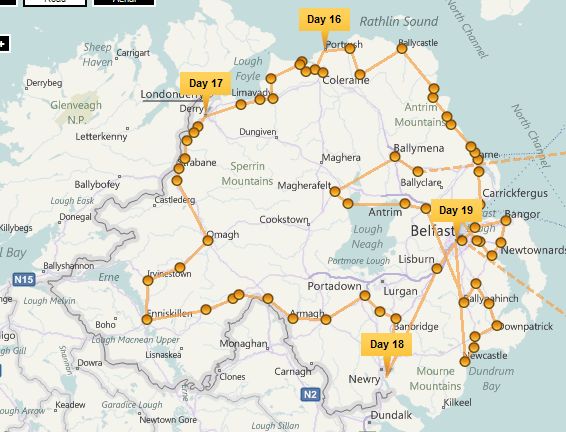 OLYMPIC TORCH ROUTE